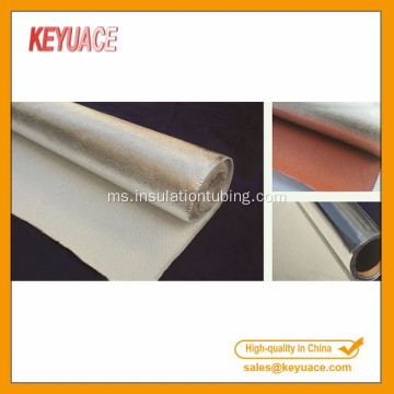 Serat tahan aluminium Foil Glass Fiber Cloth